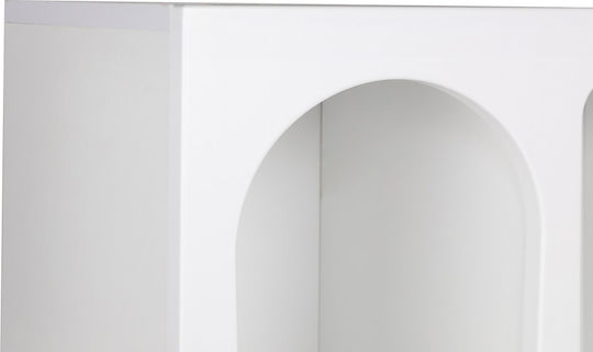 Bibliothek Venus Weiß 60x32x150cm