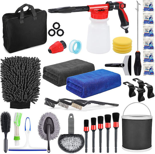 Set de Spălare pentru Materiale Plastice Interioare - Tablou de Bord Auto cu 1 Bucată