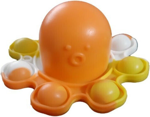 Pop it Fidget Σιλικόνης Πορτοκαλί