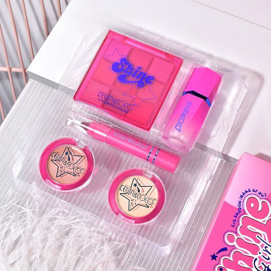 Set 5 Produse de Machiaj Kevin Coco Shine Girl 18 X 15.8 X 3.5 Cm