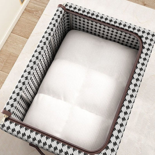 Plastic Storage Case For Clothes in Black Color 40x30x20cm 1pcs