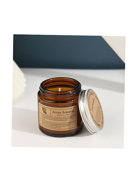Aromatisches Kerze in Gefäß Braune 200gr