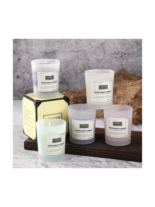 Lumânare Aromatică din Soia în Borcan cu Miros de Rose 50gr