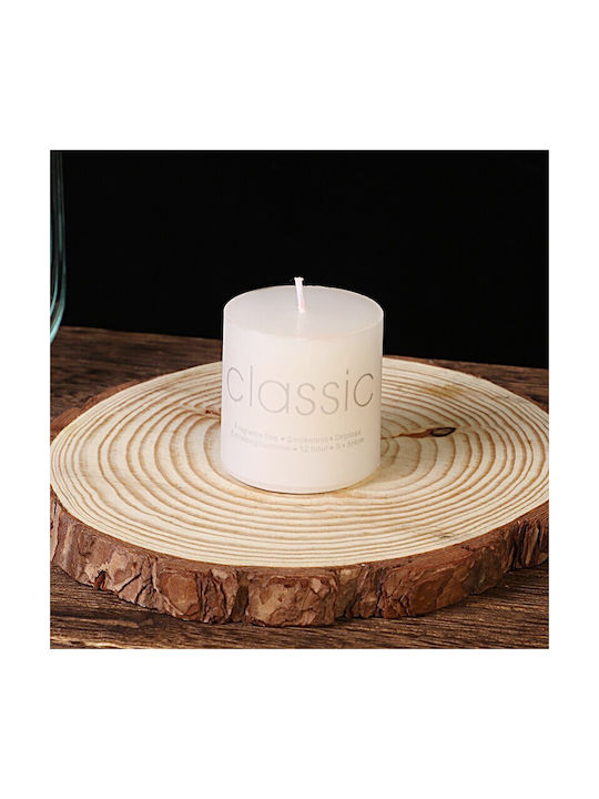 Lumânare Decorativă Albă 90gr
