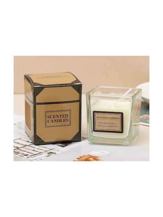 Aromatic Soy Candle In Jar With Jasmine Perfume 170gr