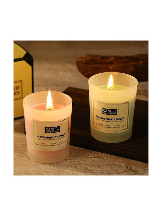 Aromatisches Soja-Kerze im Gefäß mit Rose Parfüm 50gr