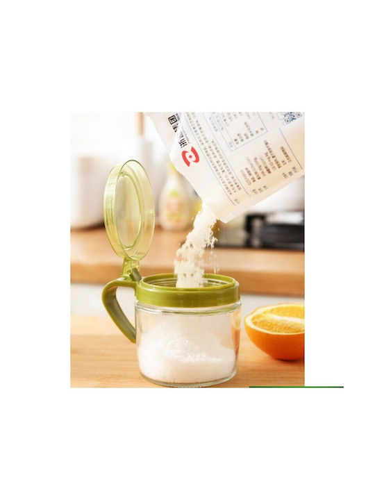 Vaza pentru Zahăr cu capac Sticlă Verde 180ml