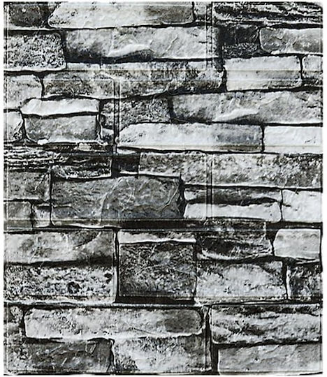 Panouri Decorative 3D De Perete Spumă Autoadezive Gri 35x38cm 10 Bucăți