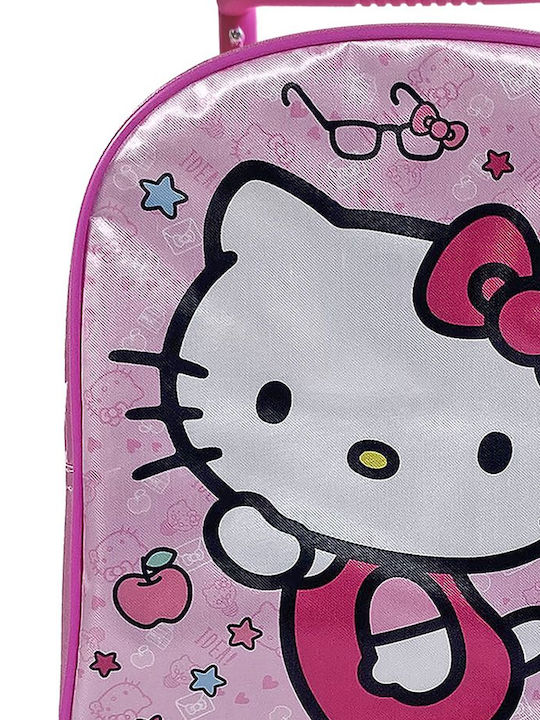 Hello Kitty School Bag Trolley Kindergarten Pink
