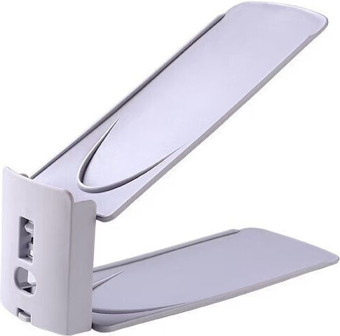 Bază Din Plastic Pentru Depozitarea Pantofilor În Culoare Albă 27x10x20cm