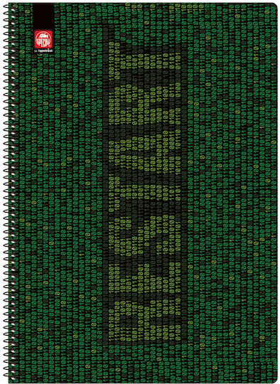 Typotrust Spiral Caiete Cu dungi A4 90 de Foi 3 de Subiecte Trendy Numbers Blue 16buc (Culori diverse)