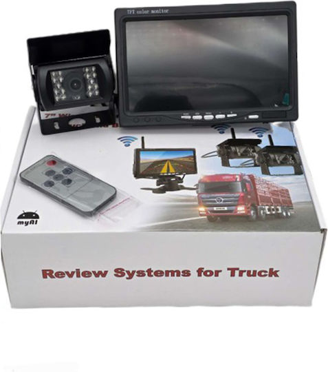 Wireless Waterproof Car Reverse Camera with Screen Universal