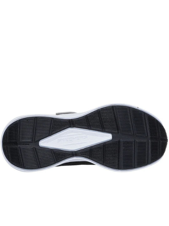 Microspec Kinder Sneakers mit Klettverschluss Schwarz