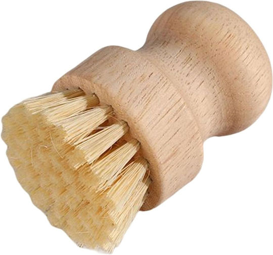 Perie Curățare Vase Flippy Lemn de Fag 8 X 5 Cm Perie Sisal Bej
