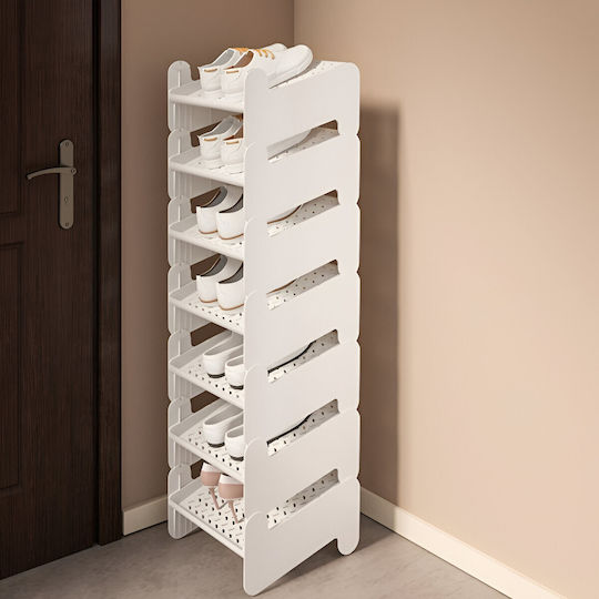 Bază Din Plastic Pentru Depozitarea Pantofilor În Culoare Albă 26x24.8x16cm