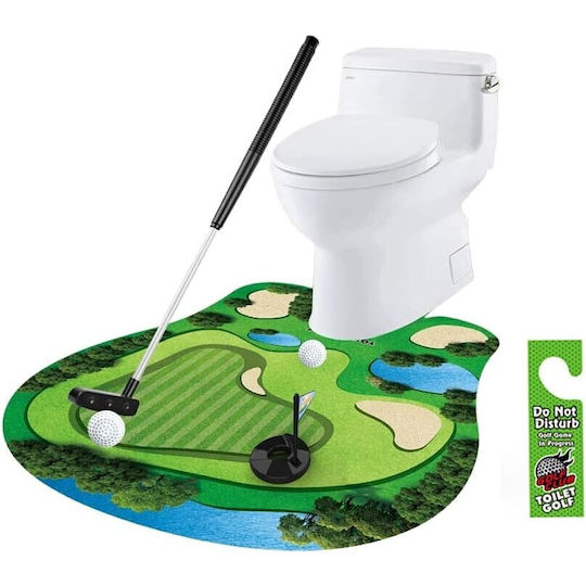 Covoraș de Baie Flippy Design Teren de Golf Interactiv 14+ Ani PVC 80 x 69 cm Verde