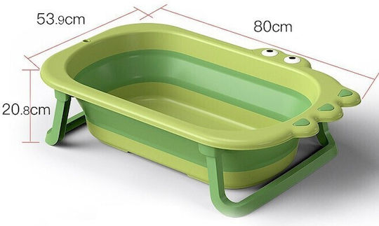 Foldable Baby Bath Green