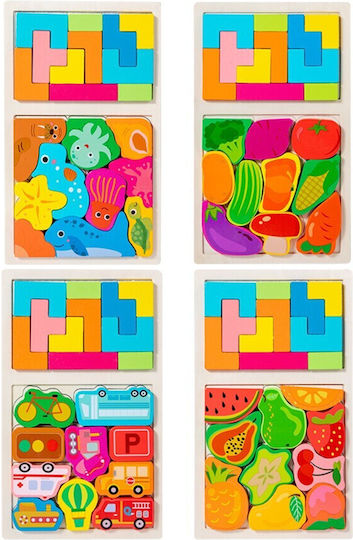 Holz Kinderpuzzle für 3+ Jahre alt+ Jahre 21pcs