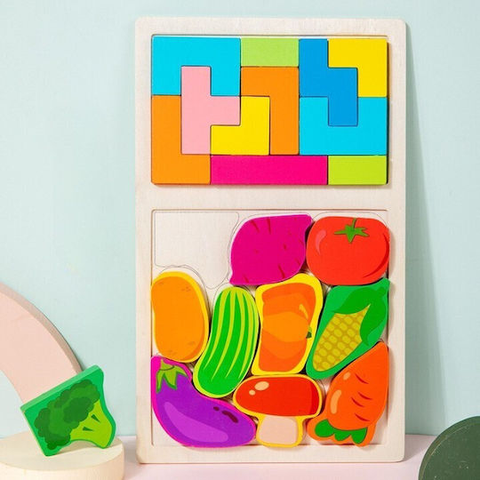 Holz Kinderpuzzle für 3+ Jahre alt+ Jahre 21pcs