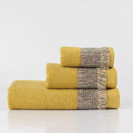 Borea Bath Towels Set 3 pcs Siesta Mustard