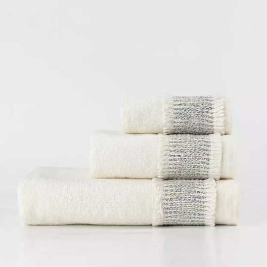 Borea Bath Towels Set of Towels 3 pcs Powder
