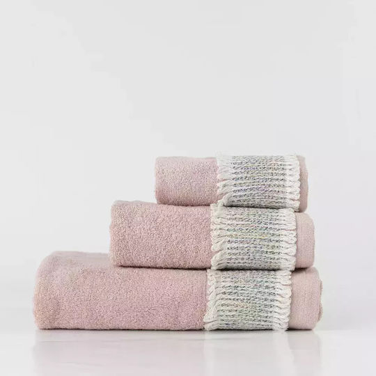Borea Set De Prosoape De Baie 3 Buc Ecru