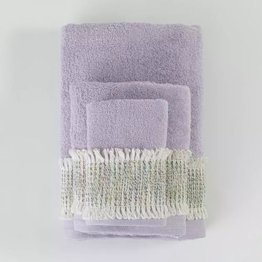 Borea Set De Prosoape De Baie 3 Buc Ecru