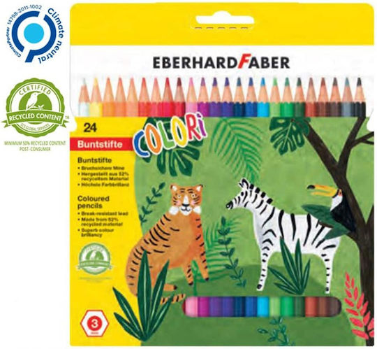 Eberhard Faber Farbstift-Set 3mm 24Stück Packung von 1 Verpackungen