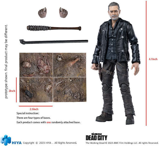 Hiya Toys The Walking Dead: Dead City Exquisite Mini - Negan Action Figure height 11cm at Scale 1:18