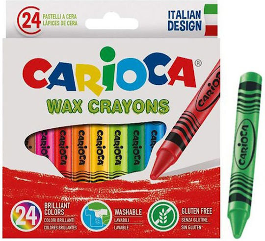 Carioca Maxi Σετ Κηρομπογιές 24τμχ