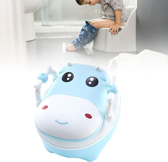 Детски Играчки Тоалетна Cow с Капак Син
