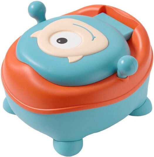 Potty Toilet with Lid Blue