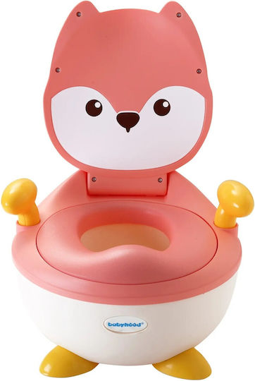 Potty Bowl with Lid Pink