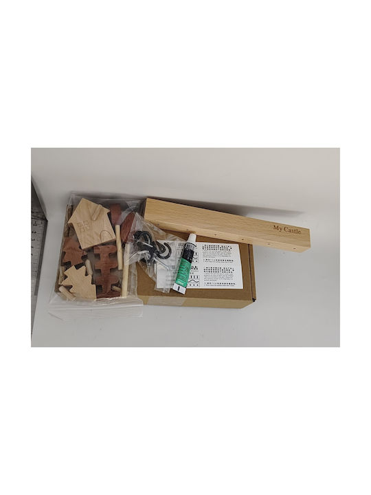 Suport Chei de Perete Lemn 6 poziții 14.5x2x22.5cm