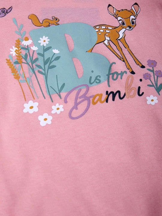 Disney Bambi Комплект Бебешко Боди Дълъг ръкав Pink 2бр