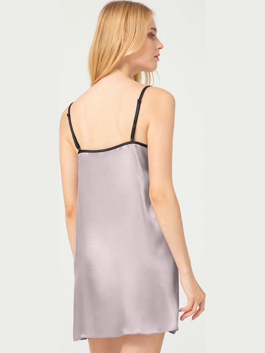 CottonHill Winter Damen Nachthemd Champagne Alice