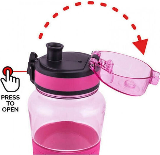 AlpinPro Kids Water Bottle Butterfly Plastic with Straw Non Spill Kids 400ml