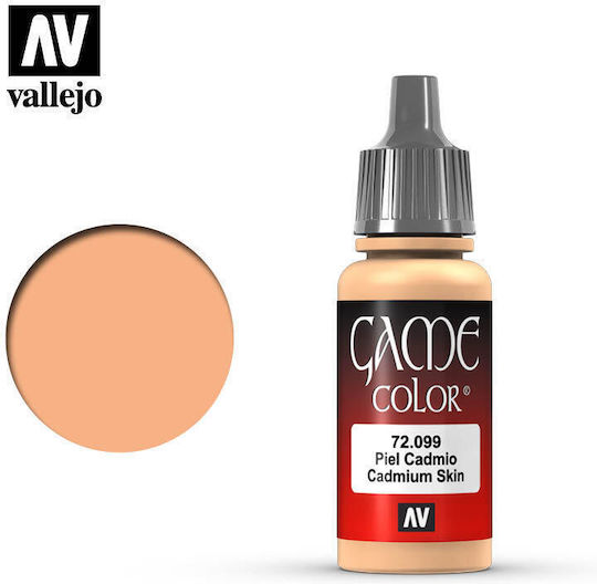 Acrylicos Vallejo Game Modellbau Farbe Cadmium Skin 18ml