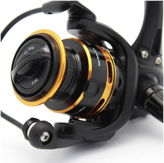 Dragon Black Rock 520i Μηχανισμός Ψαρέματος για Spinning