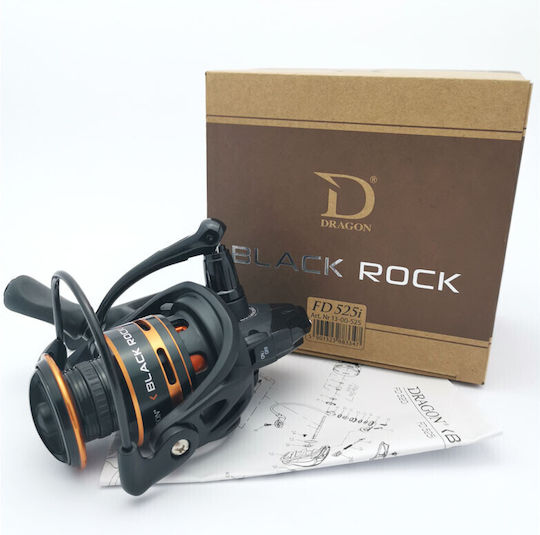 Dragon Black Rock 525i Μηχανισμός Ψαρέματος για Spinning