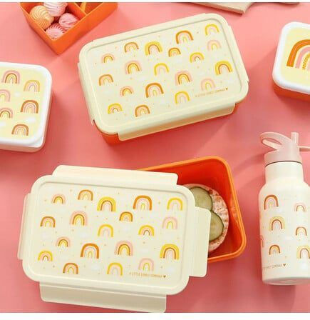 A Little Lovely Company Plastic Kids' Food Container Yellow