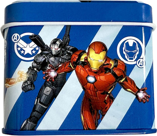 Avengers Πλαστικό Παιδικό Δοχείο Φαγητού Μαύρο