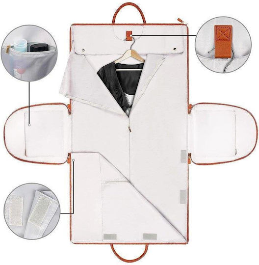 Sack Voyage Beige made of Artificial Leather H31.75cm