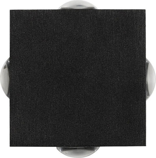 GloboStar Hikari Wall-Mounted Outdoor LED Lighting IP65 8W With Warm White Light 9x4x9cm