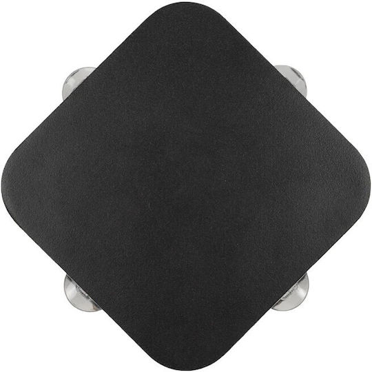 GloboStar Wall-Mounted Outdoor Lighting LED IP65 8W with Warm White Light 13.5x4.5x13.5cm