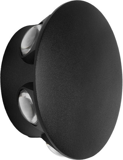 GloboStar Sol Schutz-Wandmontierte Außenbeleuchtung Integrierte LED 12W 2700K 12x5.5x12cm GloboStar Sol Schutz-Wandmontierte Außenbeleuchtung Integrierte LED 12W 2700K 12x5.5x12cm