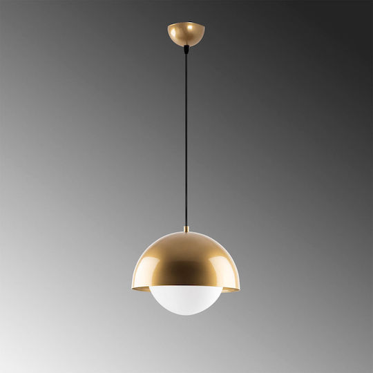 Opviq Camgoz Ceiling Light Yellow Ball with E27 Socket 30x30cm