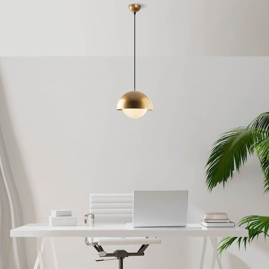 Opviq Camgoz Ceiling Light Yellow Ball with E27 Socket 30x30cm
