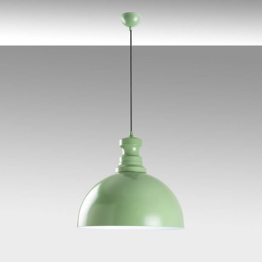Opviq Kure Hängelampe Grün mit Fassung E27 40x40x134cm.