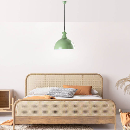 Opviq Kure Hängelampe Grün mit Fassung E27 40x40x134cm.